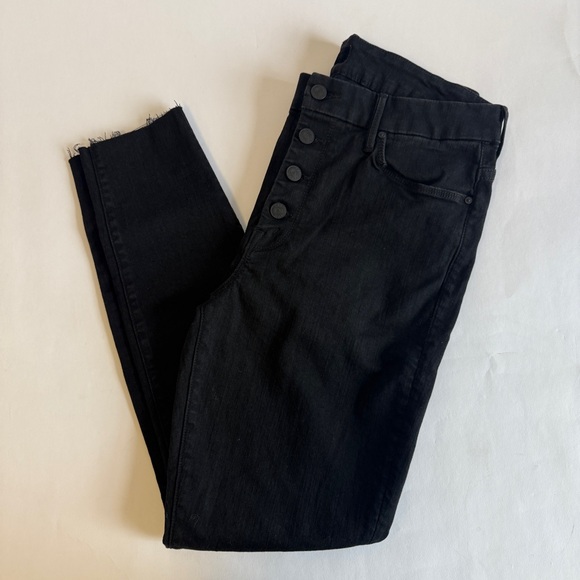 MOTHER The Pixie Ankle Fray in Not Guilty Jeans Size 32 - Picture 2 of 8